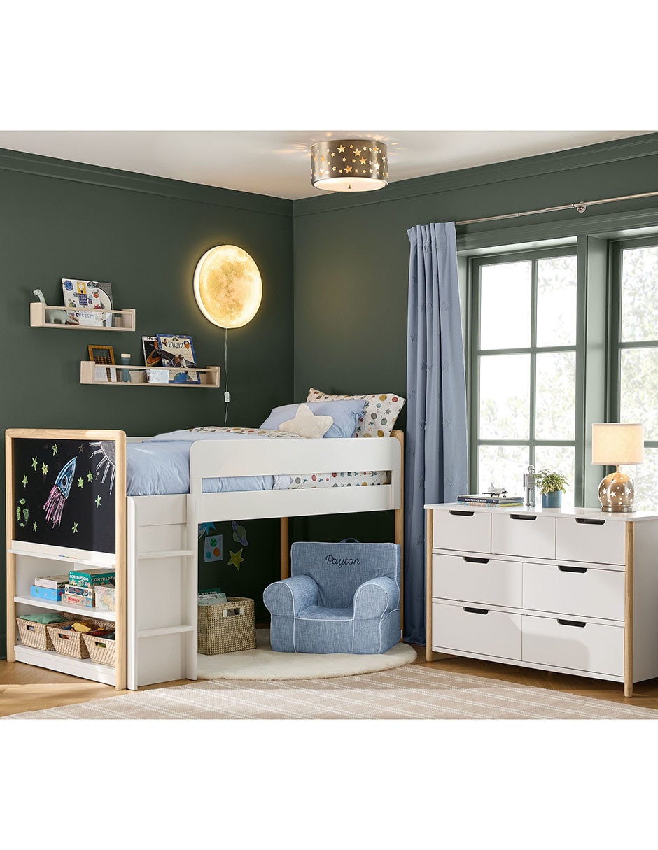 Cama Avery de madera individual 3