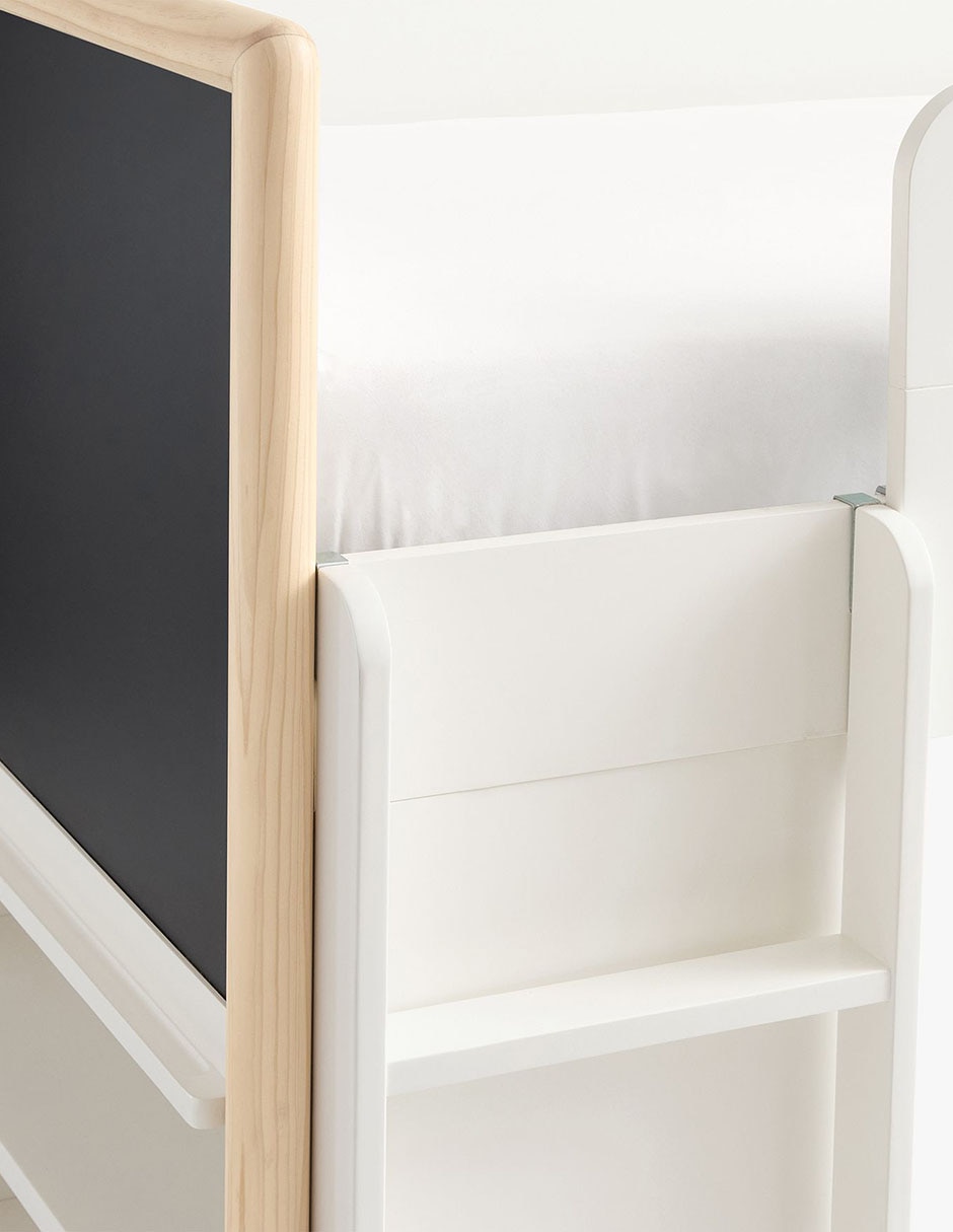 Cama Avery de madera individual 7