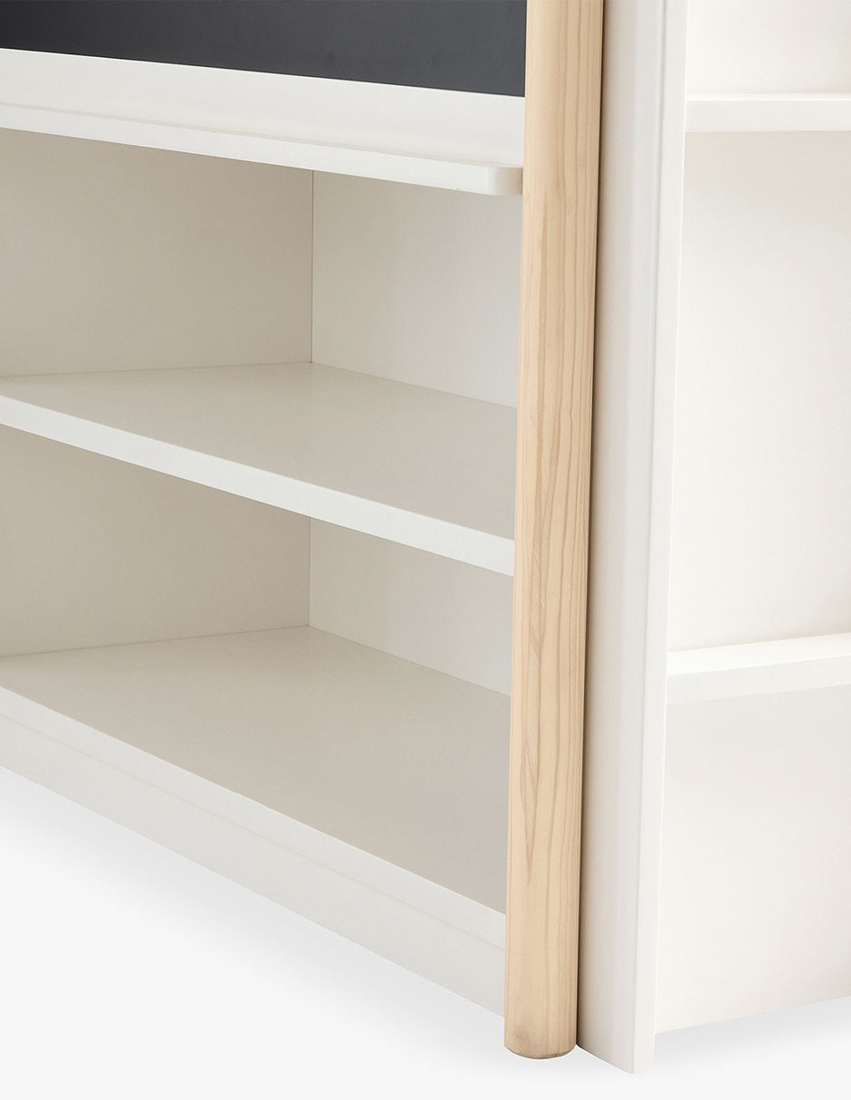 Cama Avery de madera individual 8