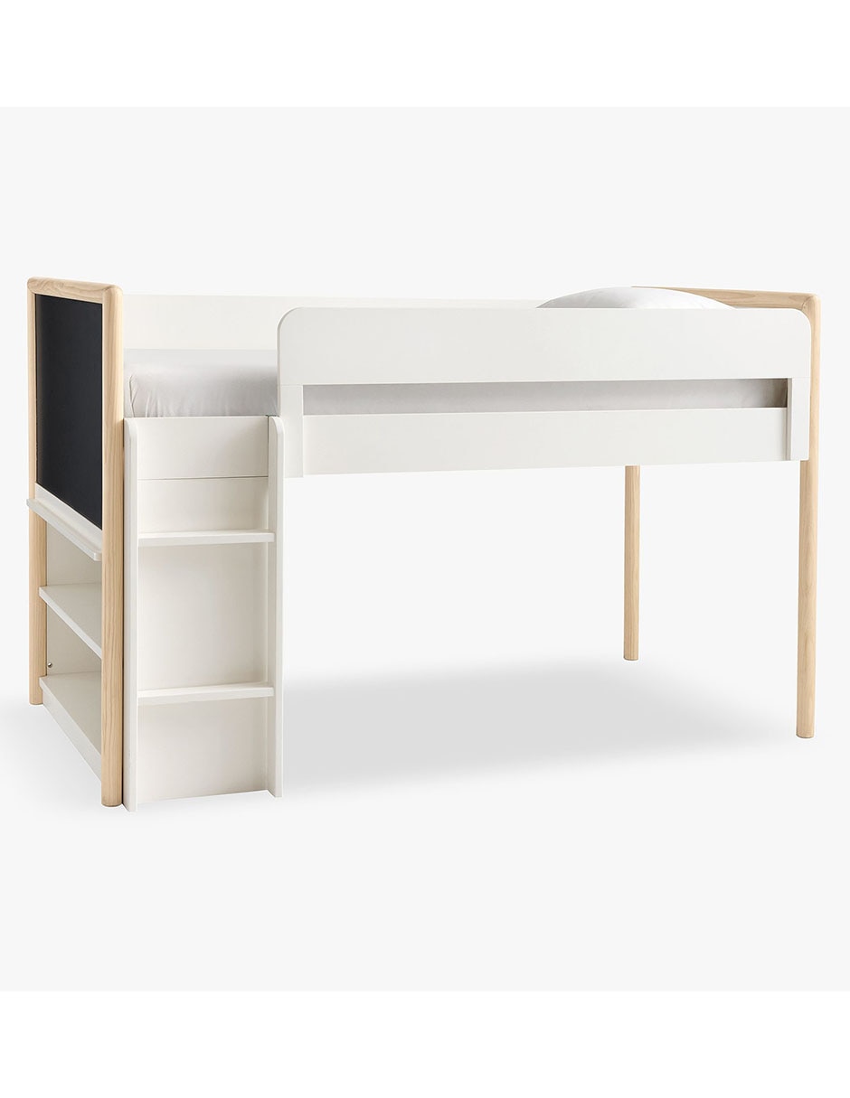 Cama Avery de madera individual 9